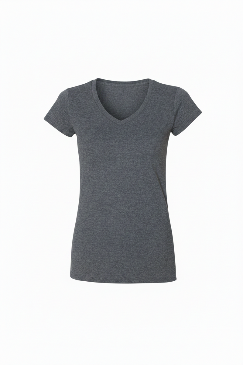 Gray t-shirt on a white background