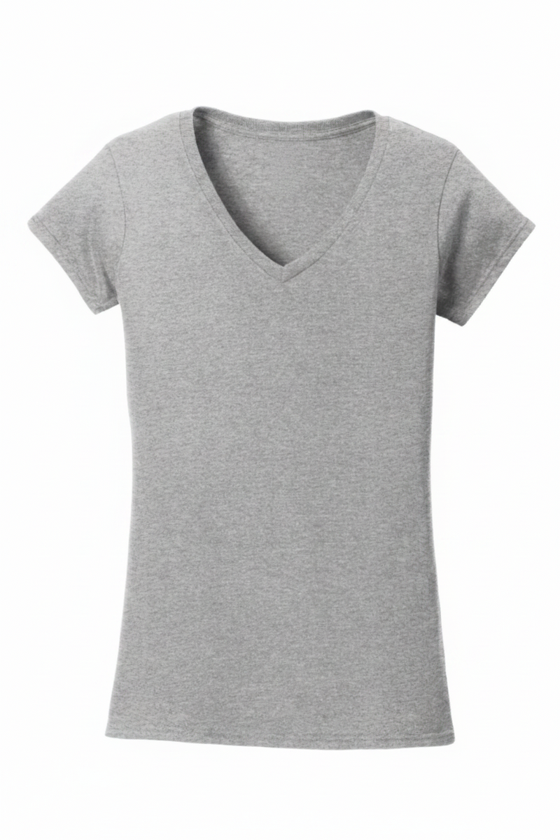 Gray t-shirt on a white background
