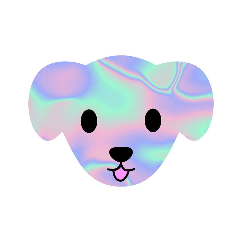 43 Pack Holographic Vinyl Stickers, Random Glossy Decals