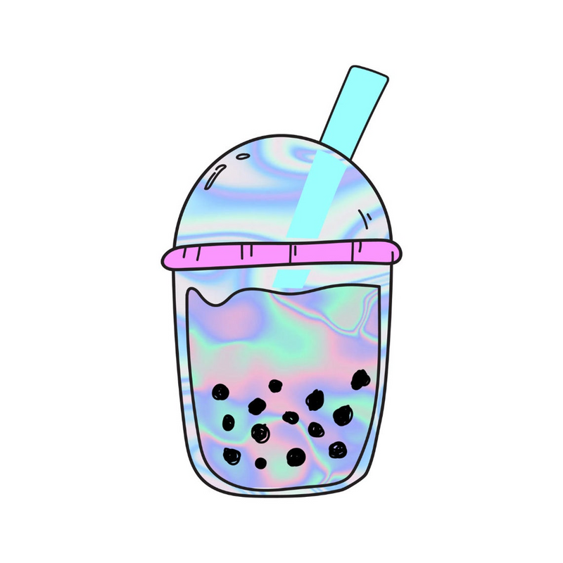 43 Pack Holographic Vinyl Stickers, Random Glossy Decals