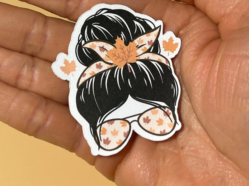 Autumn Vinyl Planner Stickers, Fall Leaves, Pumpkin, Waterproof, Matte Finish