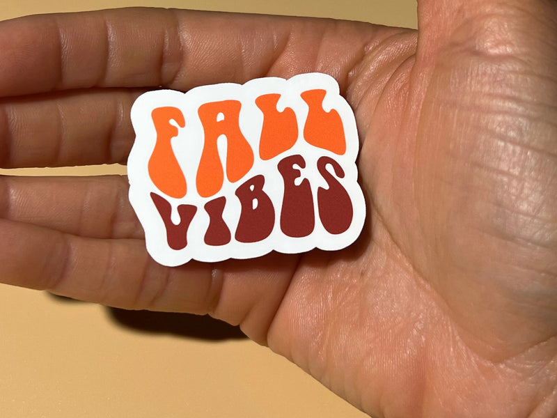 Autumn Vinyl Planner Stickers, Fall Leaves, Pumpkin, Waterproof, Matte Finish