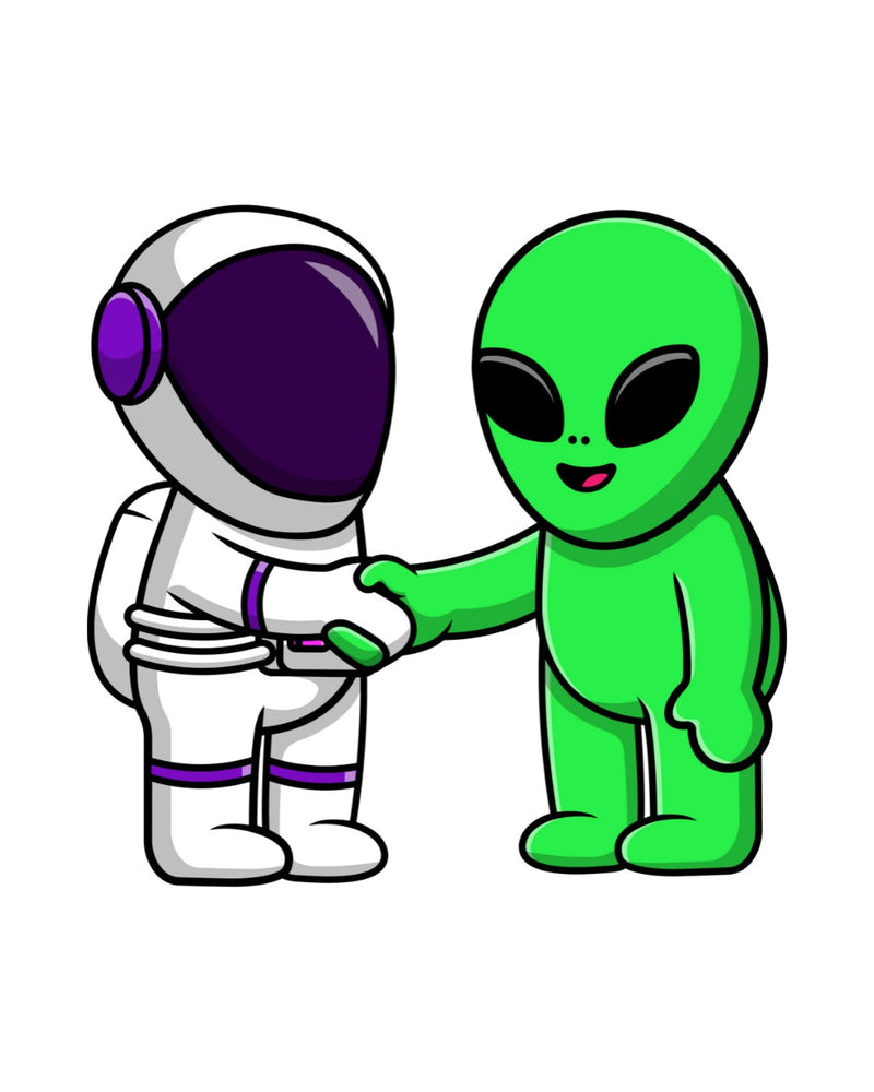 17 Pack Space Stickers, Planets, Aliens, Matte Vinyl Decals