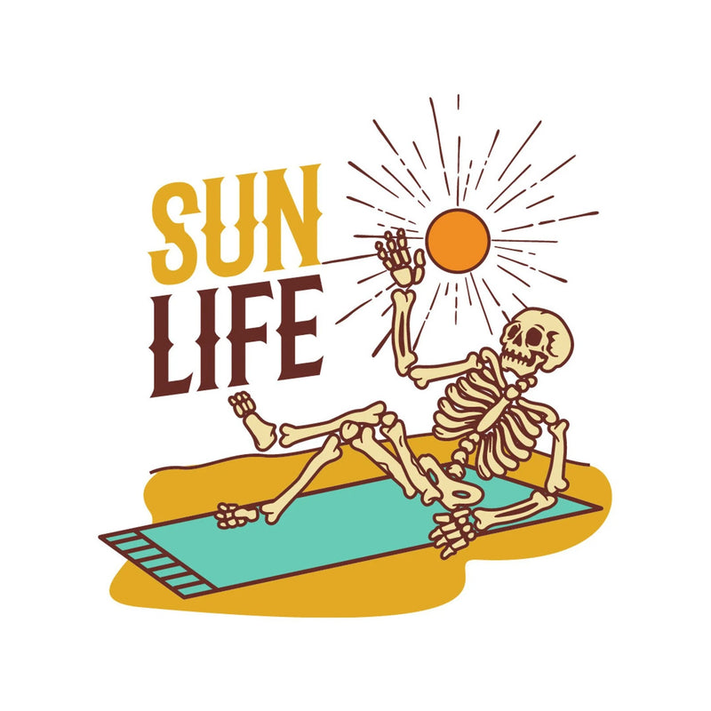 25 Pack Summer Skeleton Vinyl Stickers, Waterproof Matte Decals