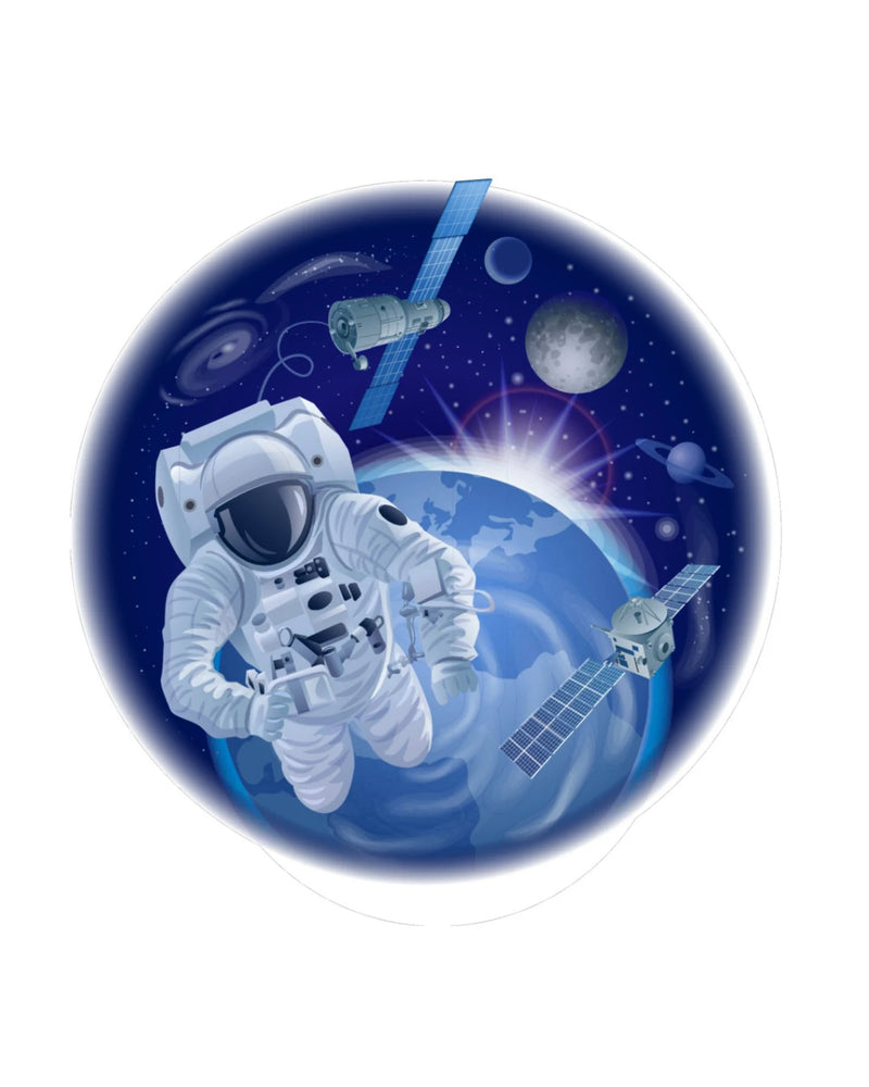 17 Pack Space Stickers, Planets, Aliens, Matte Vinyl Decals