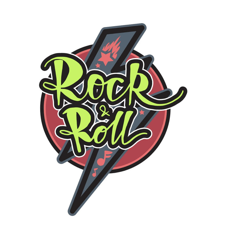 24 Pack Rock Music Stickers, Matte Finish, Waterproof Vinyl Decals