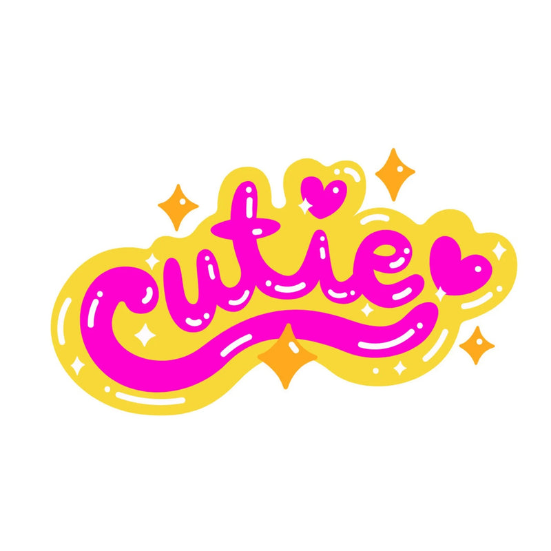 Cute Girly Stickers, Trendy Matte Vinyl Decals, 38 Pack