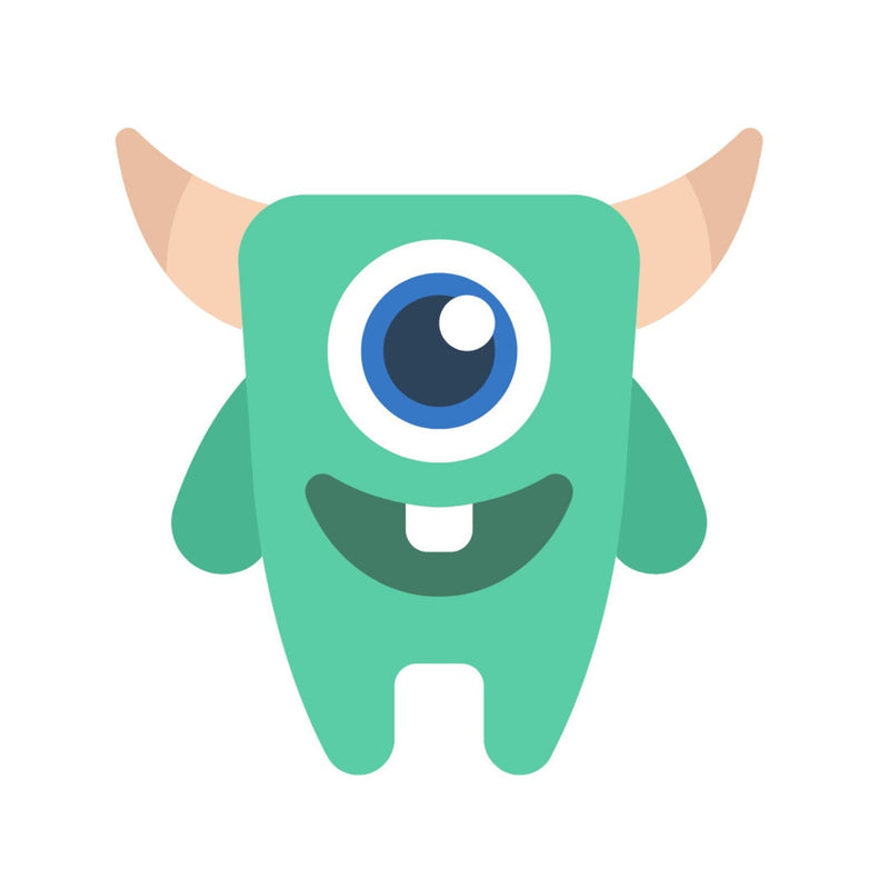 29 Glossy Vinyl Little Monster Stickers, Kids Gift, Waterproof